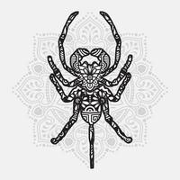 insecten mandala. vintage decoratieve elementen. oosters patroon, vectorillustratie. vector