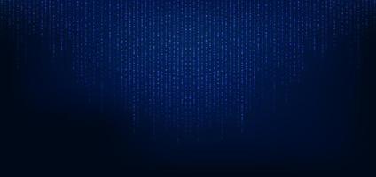 abstracte blauwe vierkante pixel deeltje big data technologie digitale futuristische concept achtergrond vector