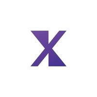 X logo ontwerp en sjabloon. vector