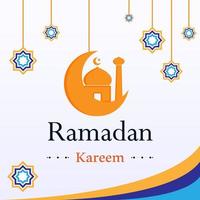 Ramadan kareem achtergrond sjabloon. Islamitisch achtergrond. vector illustratie.