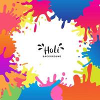 gelukkig holi viering spandoek. achtergrond ontwerp voor Indisch festival van kleuren, sociaal media, website spandoeken, poster voor uitverkoop en Promotie sjabloon. vector illustratie.