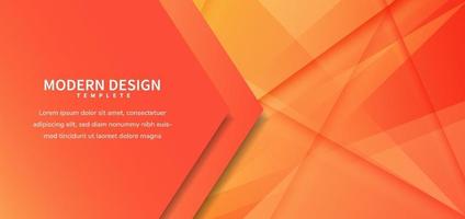 sjabloon vector. abstracte oranje diagonale achtergrond voor zaken, banner, voor aankondiging. vector
