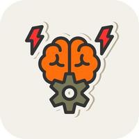 brainstorm vector icoon ontwerp