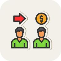 lening geld vector icoon ontwerp