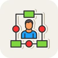 workflow vector icoon ontwerp