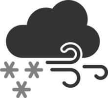 sneeuwstorm vector icoon