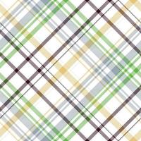 controleren plaids patroon is een gevormde kleding bestaande van kris gekruist, horizontaal en verticaal bands in meerdere kleuren.naadloos Schotse ruit voor sjaal, pyjama, deken, dekbed, kilt groot sjaal. vector