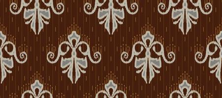 Afrikaanse ikat paisley borduurwerk. batik textiel motief ikat naadloos patroon digitaal vector ontwerp voor afdrukken Saree kurti Borneo kleding stof grens borstel partij slijtage