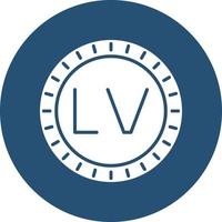 Letland wijzerplaat code vector icoon
