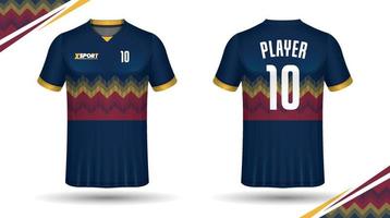 voetbal Jersey ontwerp voor sublimatie, sport t overhemd ontwerp vector