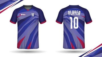 voetbal Jersey ontwerp voor sublimatie, sport t overhemd ontwerp vector