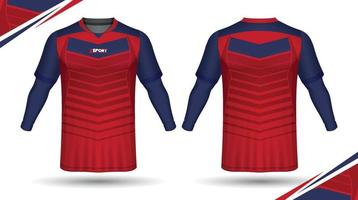 voetbal Jersey ontwerp voor sublimatie, sport t overhemd ontwerp vector