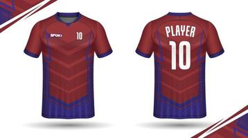 voetbal Jersey ontwerp voor sublimatie, sport t overhemd ontwerp vector