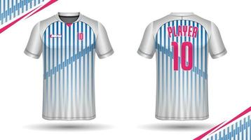 voetbal Jersey ontwerp voor sublimatie, sport t overhemd ontwerp vector