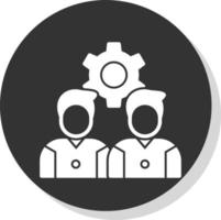team beheer vector icoon ontwerp
