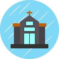 kerk vector icoon ontwerp