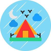 camping vector icoon ontwerp