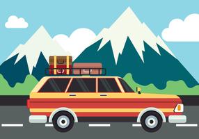 Road Trip vectorillustratie vector