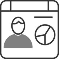 dashboard vector pictogram