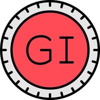 Gibraltar wijzerplaat code vector icoon