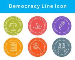 democratie vector icoon reeks