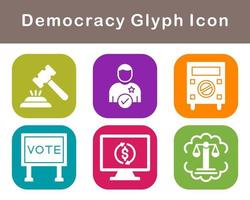 democratie vector icoon reeks