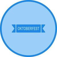 oktoberfeest banier vector icoon