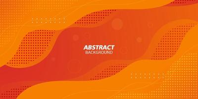 kleurrijk oranje Golf abstract meetkundig achtergrond. vloeistof kleur ontwerp. vloeistof vormen samenstelling. eps10 vector. vector