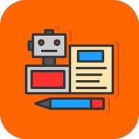 bots copywriting vector icoon ontwerp