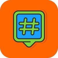 hashtags vector icoon ontwerp