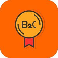 b2c vector icoon ontwerp