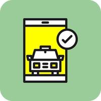 reservering app vector icoon ontwerp