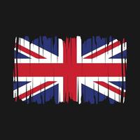 uk vlag borstel vector illustratie