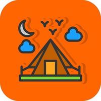 camping vector icoon ontwerp