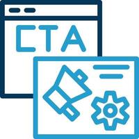 cta vector icoon ontwerp