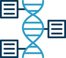 functioneel genomics vector icoon ontwerp