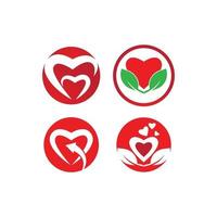 hart logo sjabloon vector