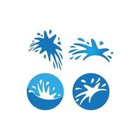 water splash logo vector