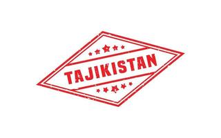 Tadzjikistan postzegel rubber met grunge stijl Aan wit achtergrond vector
