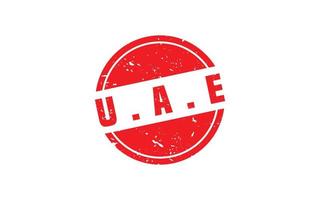 uae postzegel rubber met grunge stijl Aan wit achtergrond vector