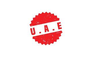 uae postzegel rubber met grunge stijl Aan wit achtergrond vector