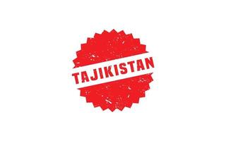 Tadzjikistan postzegel rubber met grunge stijl Aan wit achtergrond vector