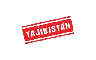 Tadzjikistan postzegel rubber met grunge stijl Aan wit achtergrond vector