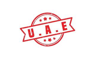 uae postzegel rubber met grunge stijl Aan wit achtergrond vector