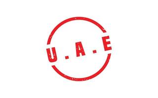 uae postzegel rubber met grunge stijl Aan wit achtergrond vector