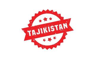 Tadzjikistan postzegel rubber met grunge stijl Aan wit achtergrond vector