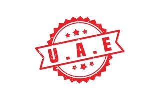 uae postzegel rubber met grunge stijl Aan wit achtergrond vector