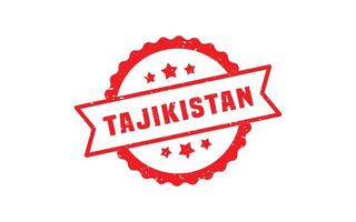 Tadzjikistan postzegel rubber met grunge stijl Aan wit achtergrond vector