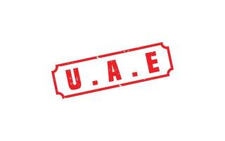 uae postzegel rubber met grunge stijl Aan wit achtergrond vector