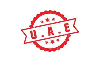 uae postzegel rubber met grunge stijl Aan wit achtergrond vector